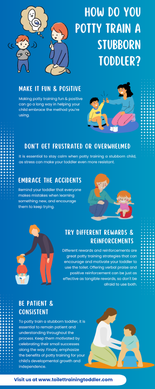 Infographic - How do you potty train a stubborn toddler