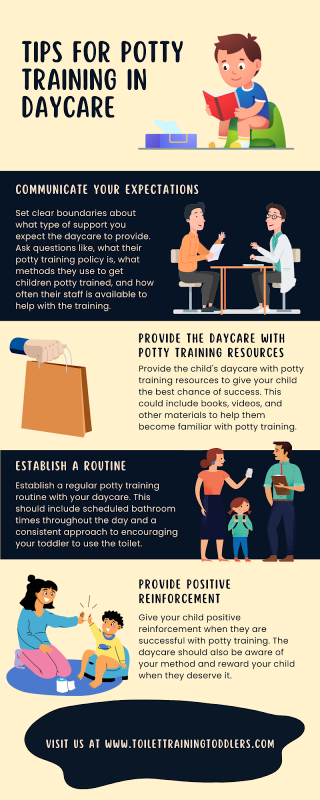 Infographic - Tips for potty training in daycare
